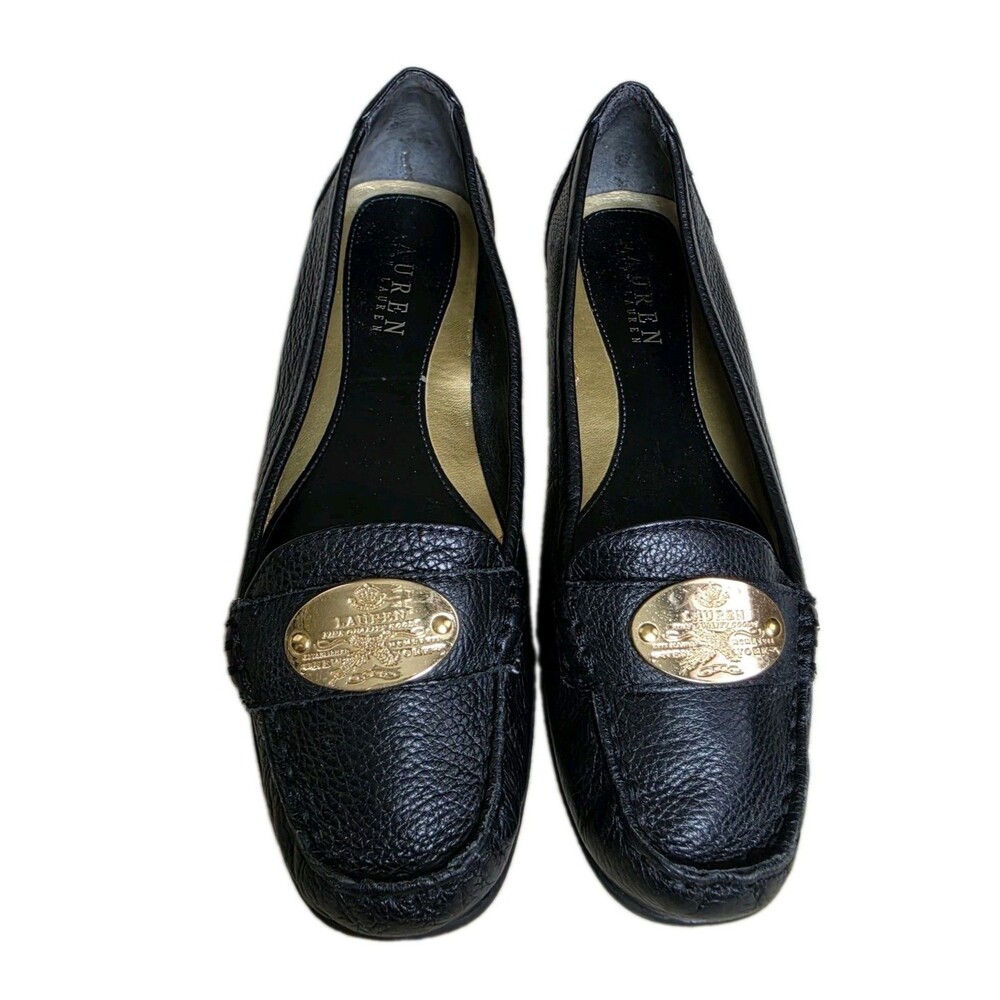 Lauren Ralph Lauren Black Label Leather Loafers Driving Shoes, Womens Size 6.5 M - Picture 12 of 12